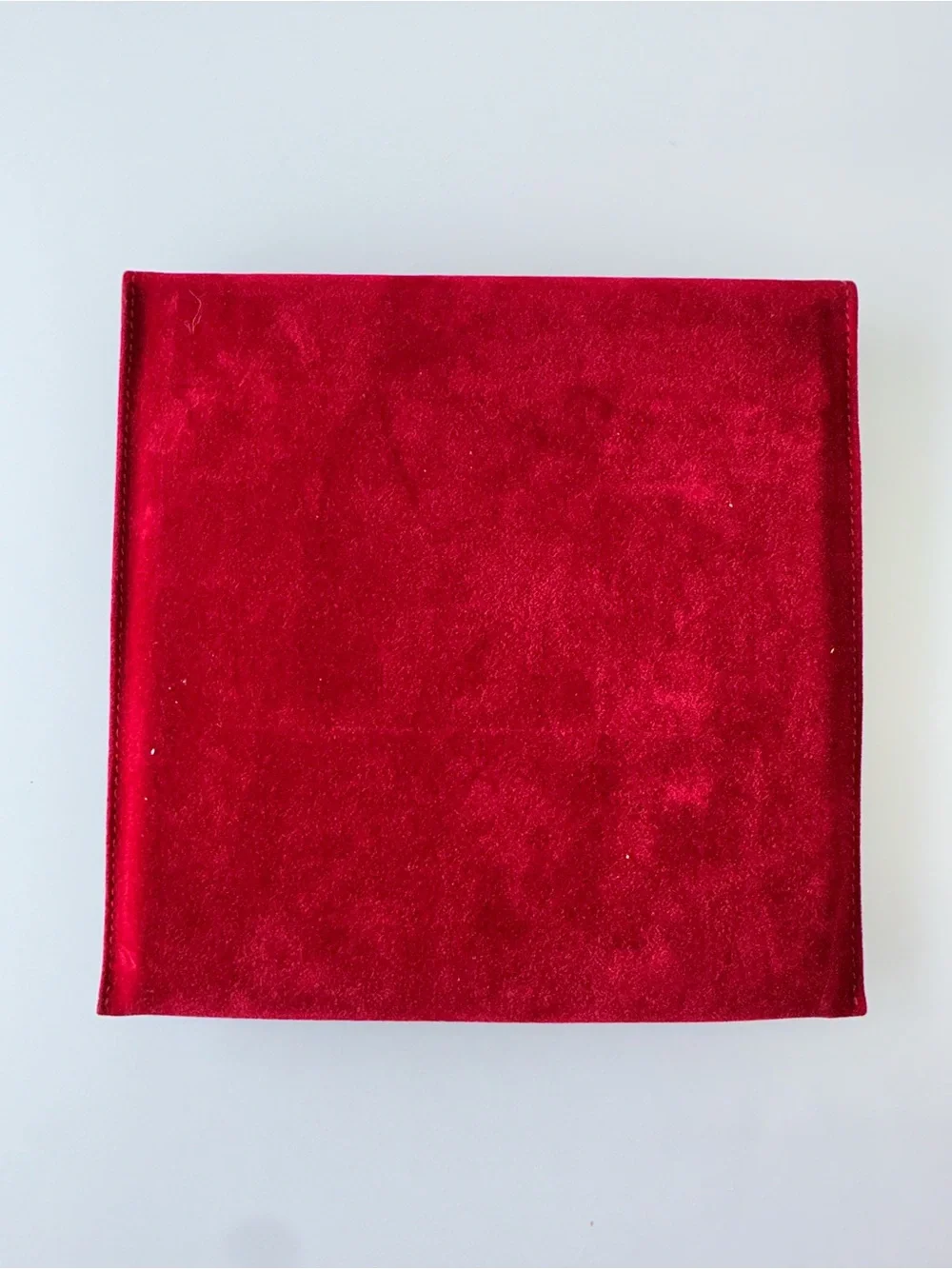 Cartier Red Velvet Pouch with Necklace Holder